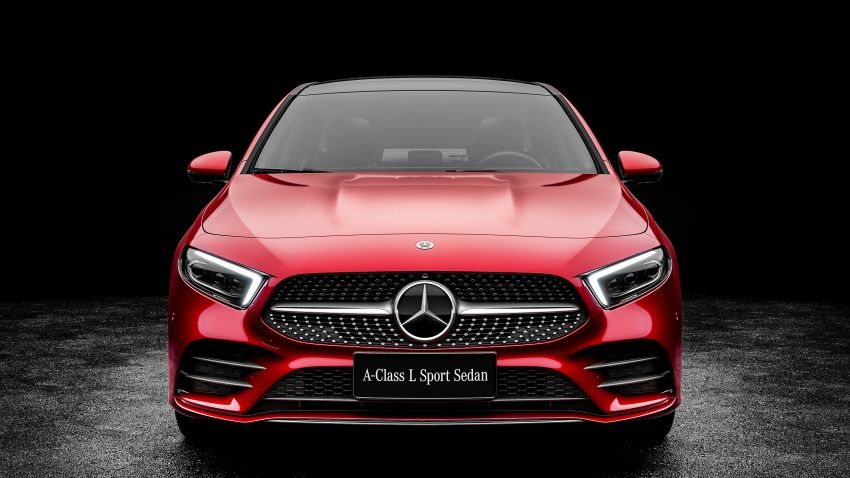 Mercedes-Benz A-Class L Sedan Z177 dipamer di Beijing – versi alternatif bagi negara lain pada H2 2018 810677