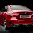 Mercedes-Benz A-Class L Sedan Z177 dipamer di Beijing – versi alternatif bagi negara lain pada H2 2018
