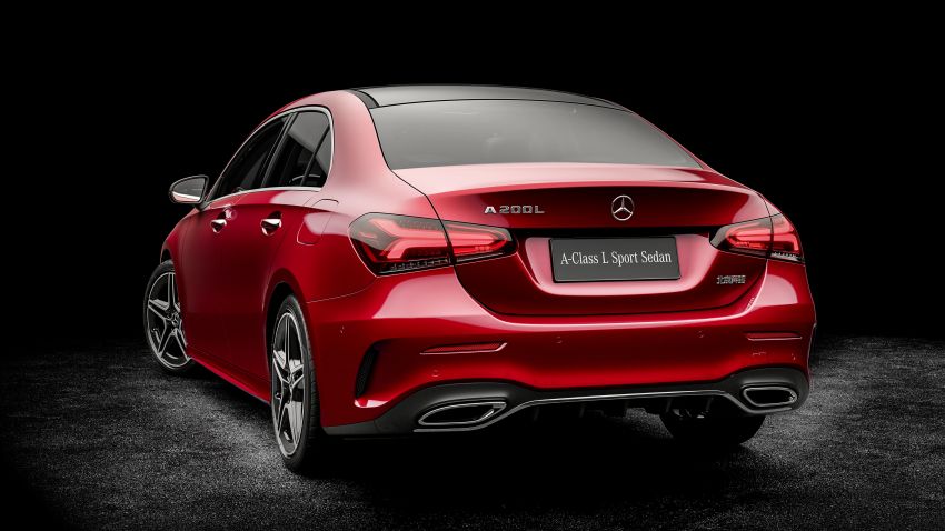 Mercedes-Benz A-Class L Sedan Z177 dipamer di Beijing – versi alternatif bagi negara lain pada H2 2018 810678