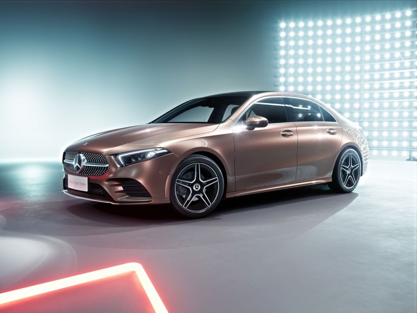 Mercedes-Benz A-Class L Sedan Z177 dipamer di Beijing – versi alternatif bagi negara lain pada H2 2018 810679