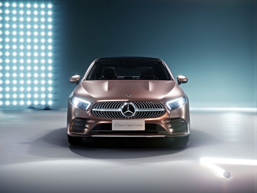Mercedes-Benz A-Class L Sedan Z177 dipamer di Beijing – versi alternatif bagi negara lain pada H2 2018 810681