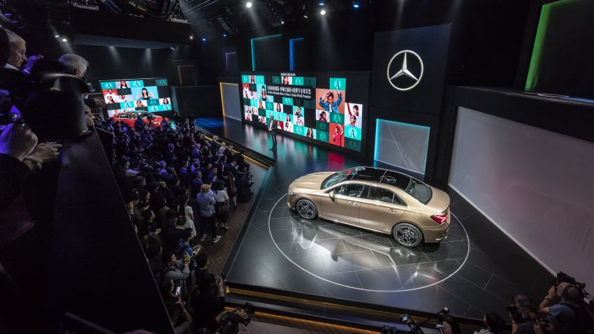 Mercedes-Benz A-Class L Sedan Z177 dipamer di Beijing – versi alternatif bagi negara lain pada H2 2018 810697