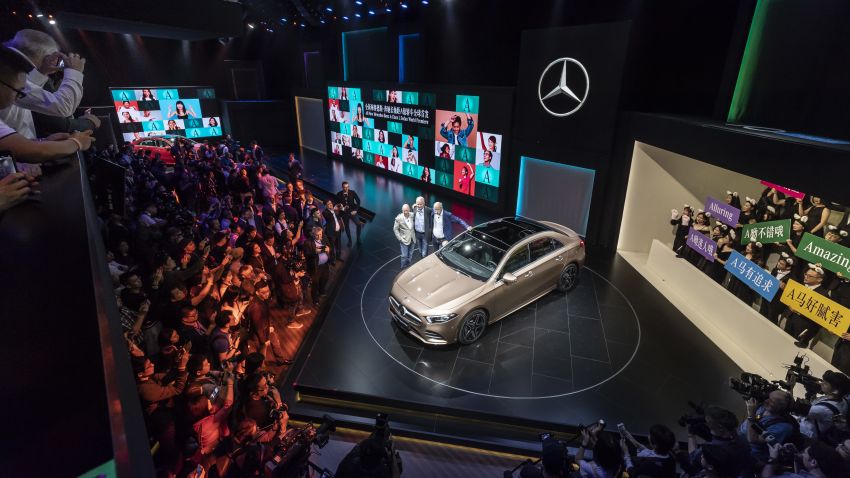 Mercedes-Benz A-Class L Sedan Z177 dipamer di Beijing – versi alternatif bagi negara lain pada H2 2018 810702