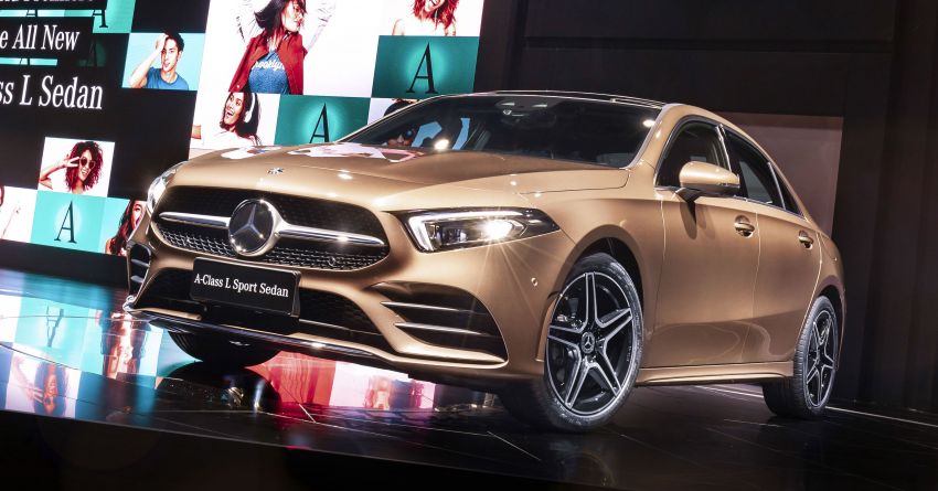Mercedes-Benz A-Class L Sedan Z177 dipamer di Beijing – versi alternatif bagi negara lain pada H2 2018 810729