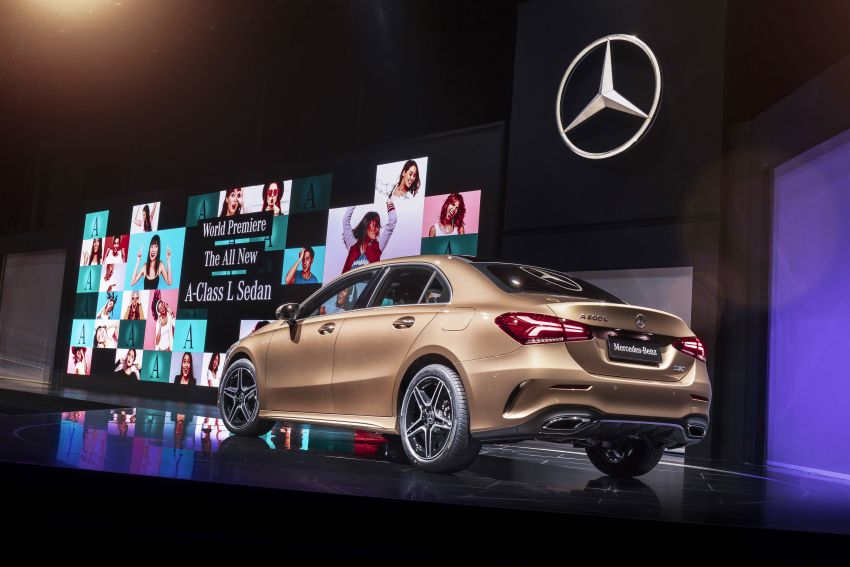 Mercedes-Benz A-Class L Sedan Z177 dipamer di Beijing – versi alternatif bagi negara lain pada H2 2018 810731