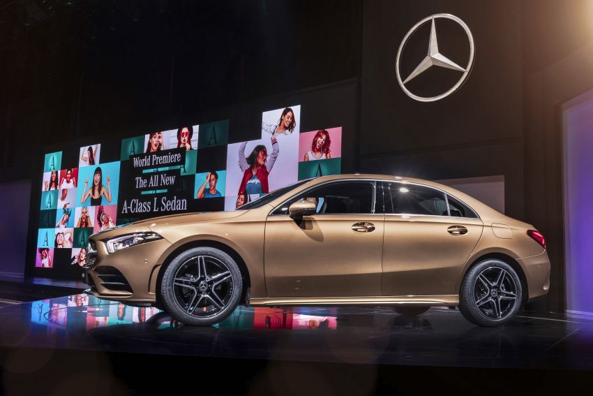 Mercedes-Benz A-Class L Sedan Z177 dipamer di Beijing – versi alternatif bagi negara lain pada H2 2018 810734