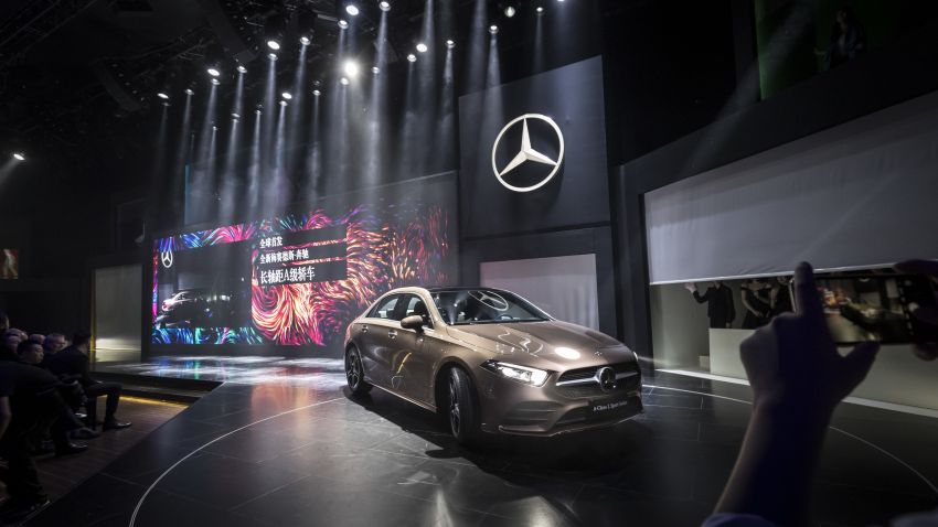 Mercedes-Benz A-Class L Sedan Z177 dipamer di Beijing – versi alternatif bagi negara lain pada H2 2018 810695
