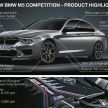 F90 BMW M5 Competition – 625 hp, sharper, louder