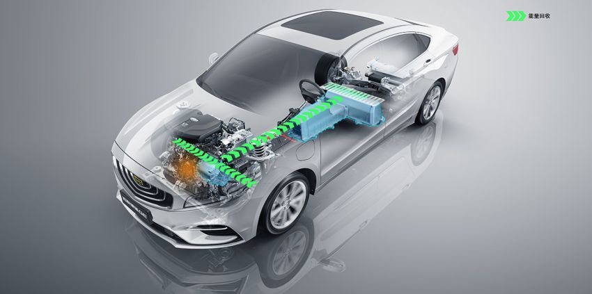 Geely Borui GE – MHEV, PHEV powertrains, display key, AEB, dual-screen dash; next Proton Perdana? 822229