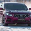 Geely Borui GE – MHEV, PHEV powertrains, display key, AEB, dual-screen dash; next Proton Perdana?