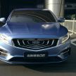 Geely Borui GE – MHEV, PHEV powertrains, display key, AEB, dual-screen dash; next Proton Perdana?