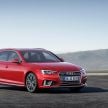 B9 Audi A4 facelift revealed – minor cosmetic changes