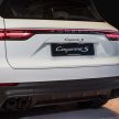 E3 Porsche Cayenne launched in Malaysia – base and S variants available, prices start from RM745,000