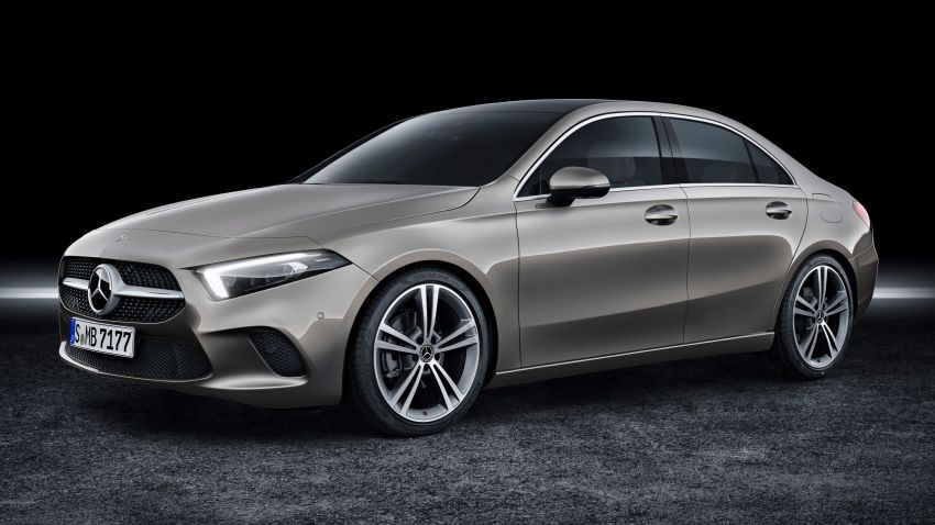 Mercedes-Benz A-Class Sedan V177 akhirnya muncul 843393