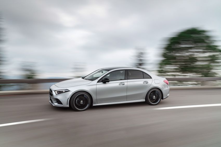 Mercedes-Benz A-Class Sedan V177 akhirnya muncul 843408