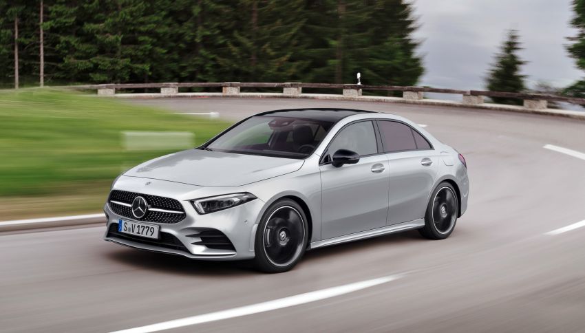 Mercedes-Benz A-Class Sedan V177 akhirnya muncul 843410