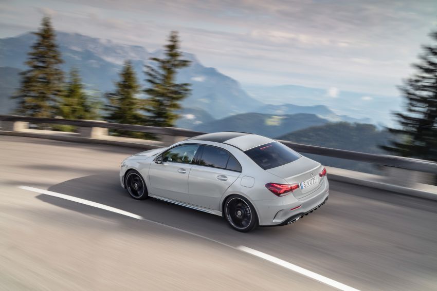 Mercedes-Benz A-Class Sedan V177 akhirnya muncul 843411