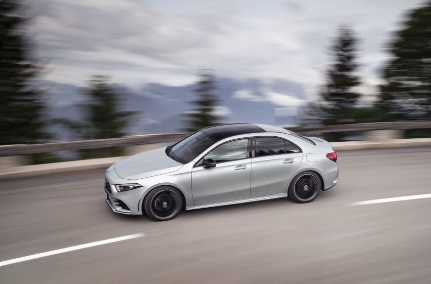 Mercedes-Benz A-Class Sedan V177 akhirnya muncul 843412