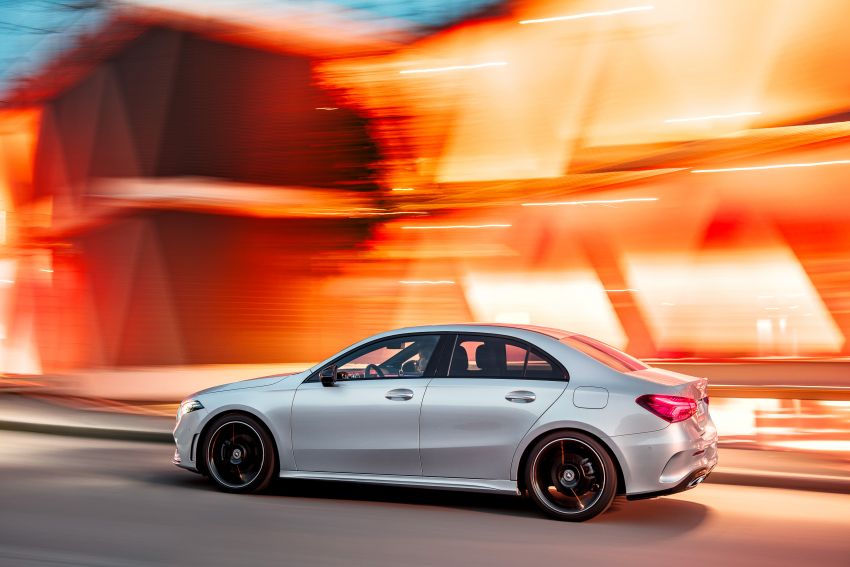 Mercedes-Benz A-Class Sedan V177 akhirnya muncul 843421