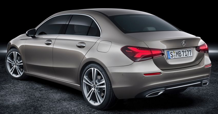 Mercedes-Benz A-Class Sedan V177 akhirnya muncul 843396