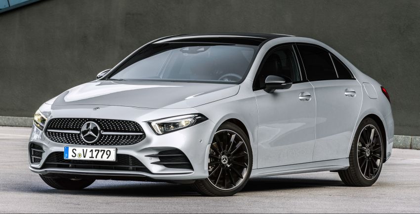 Mercedes-Benz A-Class Sedan V177 akhirnya muncul 843434