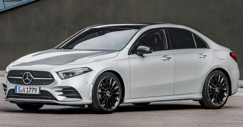 Mercedes-Benz A-Class Sedan V177 akhirnya muncul 843454