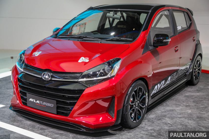 GIIAS 2018: Daihatsu Ayla Turbo concept, 200 hp Axia! 847549