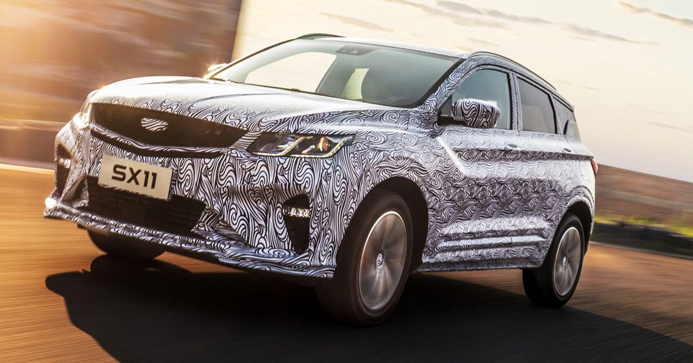 Geely SX11 B-segment SUV teased ahead of Q4 launch