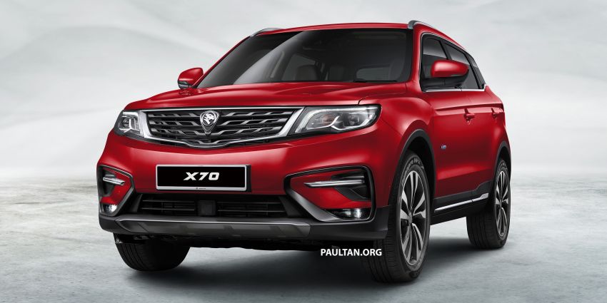 Proton X70 SUV – exterior paint and interior colours 859026