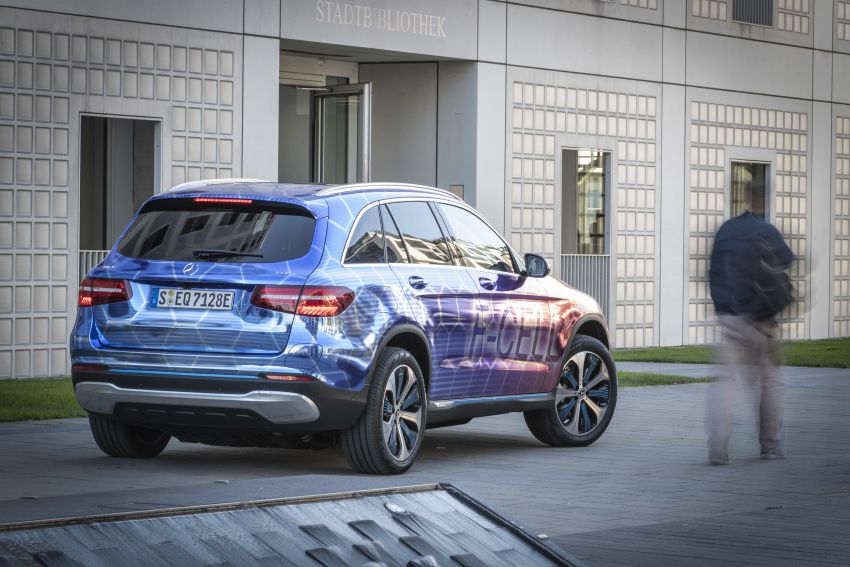 Mercedes-Benz GLC F-Cell – production plug-in hybrid hydrogen SUV debuts with 208 hp, 478 km total range 873781