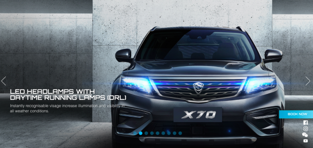 Proton X70 online booking now open – pay just RM99