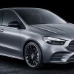 Mercedes-Benz B-Class W247 ditunjuk di Paris Motor Show – pilihan enjin petrol atau diesel, transmisi baru
