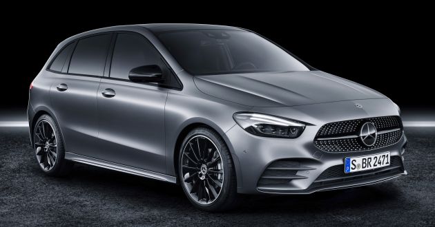 Mercedes-Benz B-Class W247 ditunjuk di Paris Motor Show – pilihan enjin petrol atau diesel, transmisi baru