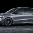 Mercedes-Benz B-Class W247 ditunjuk di Paris Motor Show – pilihan enjin petrol atau diesel, transmisi baru