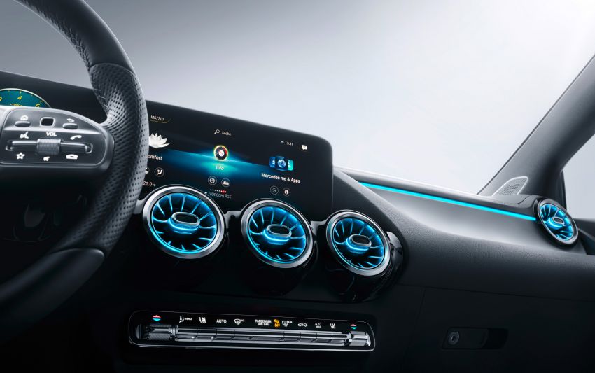 Mercedes-Benz B-Class W247 ditunjuk di Paris Motor Show – pilihan enjin petrol atau diesel, transmisi baru 867669