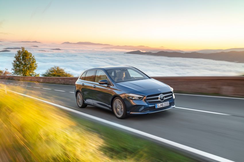 Mercedes-Benz B-Class W247 ditunjuk di Paris Motor Show – pilihan enjin petrol atau diesel, transmisi baru 867699