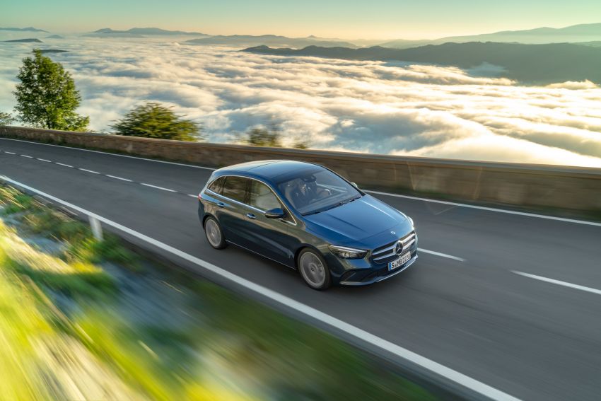 Mercedes-Benz B-Class W247 ditunjuk di Paris Motor Show – pilihan enjin petrol atau diesel, transmisi baru 867700