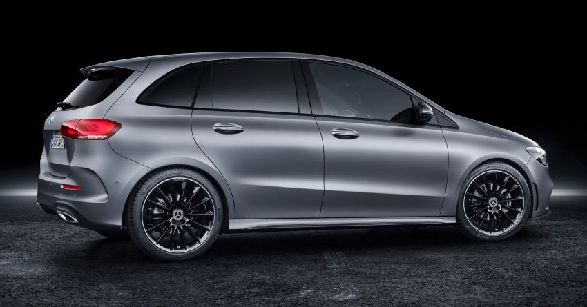 Mercedes-Benz B-Class W247 ditunjuk di Paris Motor Show – pilihan enjin petrol atau diesel, transmisi baru 867660