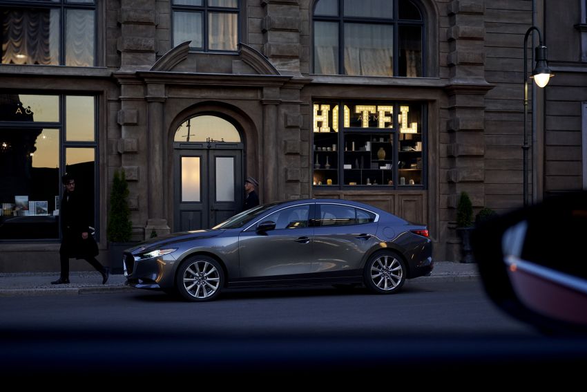 Mazda 3 2019 ditunjuk secara rasmi – sedan dan hatchback; SkyActiv-X hibrid; GVC Plus, i-Activsense 895426