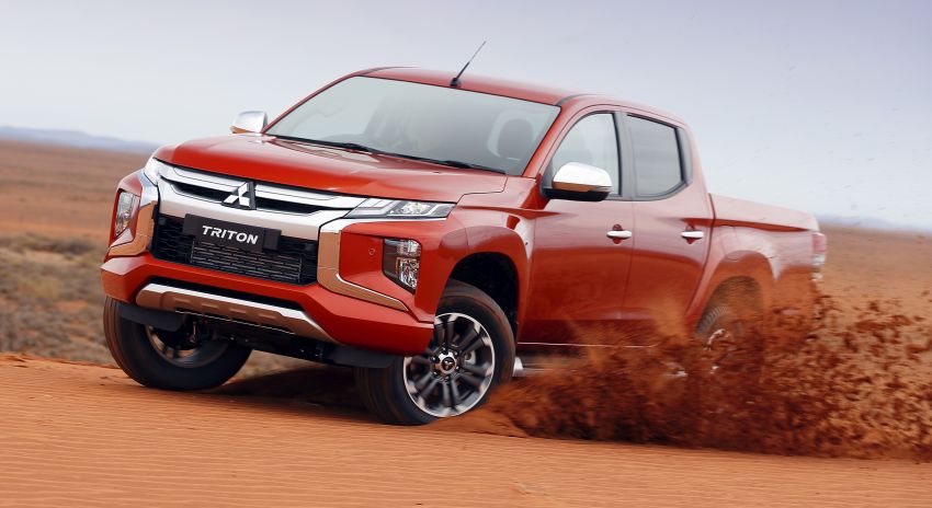 2019 Mitsubishi Triton facelift debuts in Thailand – updated design, new six-speed auto, improved safety 886622