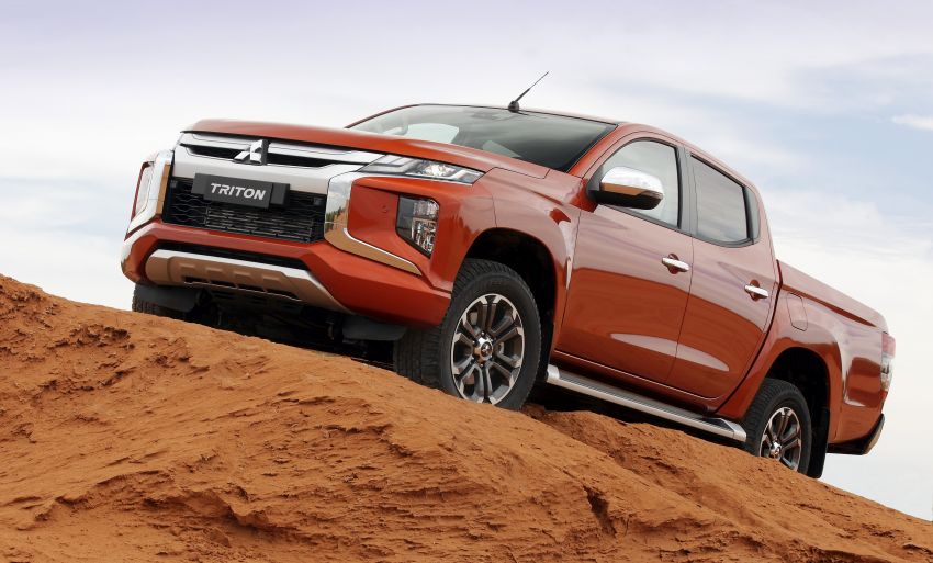 2019 Mitsubishi Triton facelift debuts in Thailand – updated design, new six-speed auto, improved safety 886627