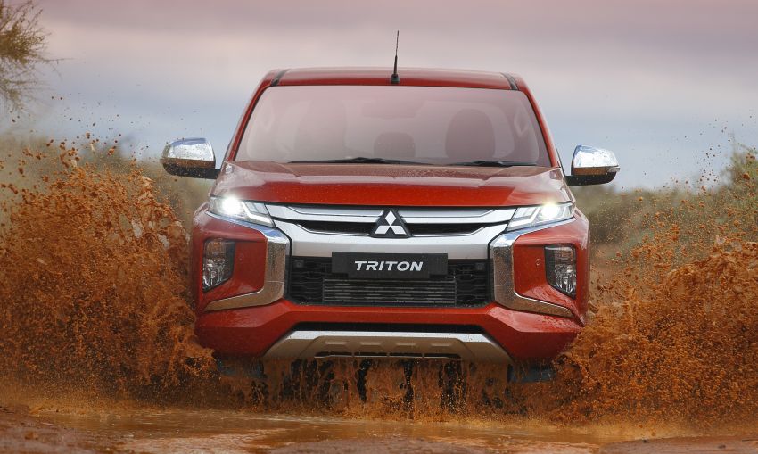 2019 Mitsubishi Triton facelift debuts in Thailand – updated design, new six-speed auto, improved safety 886629