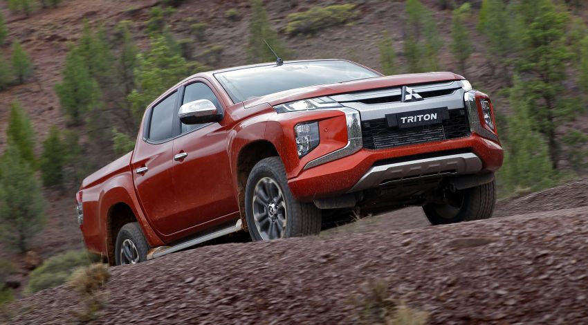 2019 Mitsubishi Triton facelift debuts in Thailand – updated design, new six-speed auto, improved safety 886630