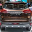 Proton X70 SUV launched in Malaysia, from RM99,800