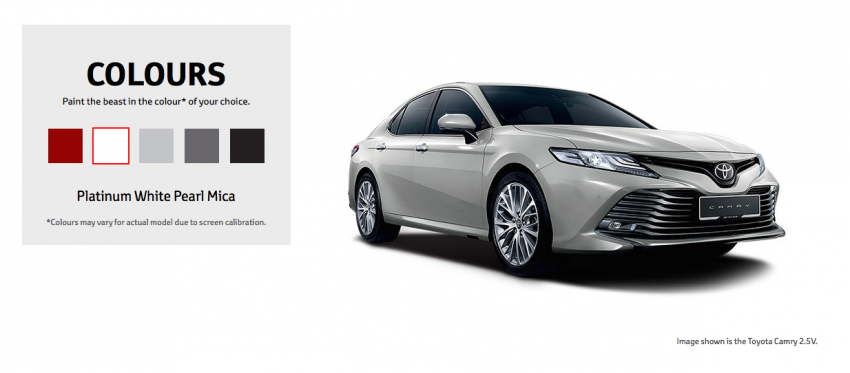 2019 Toyota Camry 2.5V Malaysian specs out, RM190k 882142