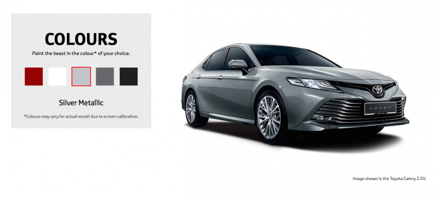 2019 Toyota Camry 2.5V Malaysian specs out, RM190k 882155