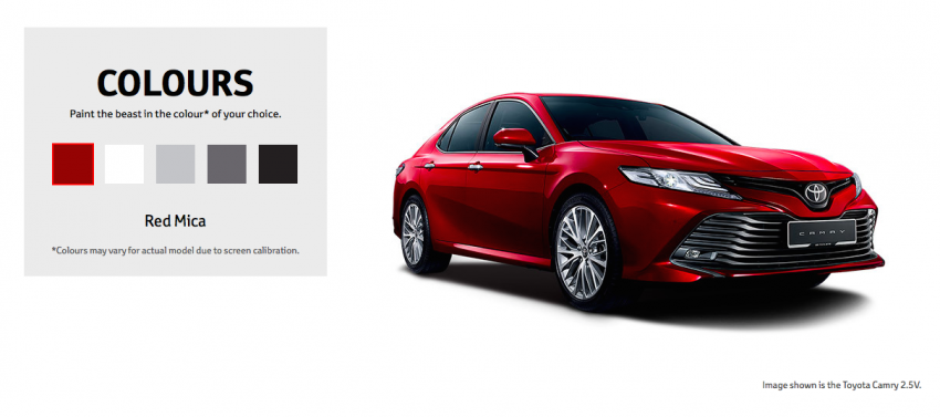 2019 Toyota Camry 2.5V Malaysian specs out, RM190k 882145