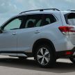 2019 Subaru Forester e-Boxer previewed in Singapore