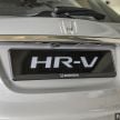 Honda HR-V facelift launched in Malaysia – four variants, including Hybrid, from RM109k to RM125k