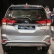 2019 Perodua Aruz SUV launched in Malaysia – seven seats; ASA 2.0; two variants; RM72,900 and RM77,900